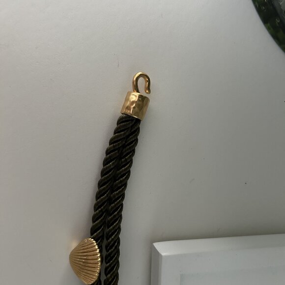 Tory Burch Shell Logo Rope Bracelet, NWT - Picture 7 of 7